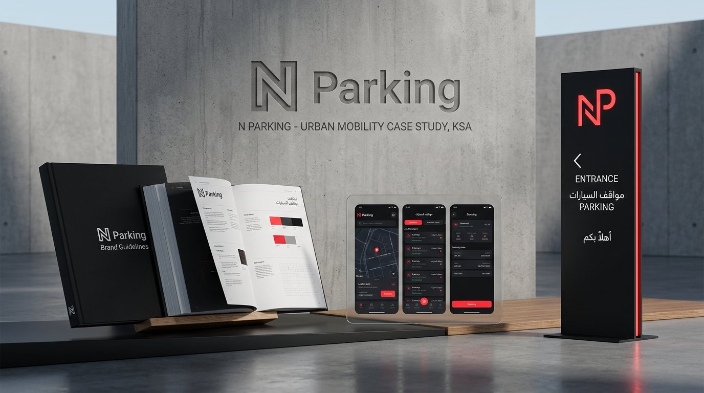 N Parking Saudi Arabia Brand Guidelines and Signage Presentation by 3BOX